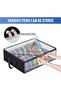 Hat Storage Organizer for Baseball Caps and Underwear, Dustproof Large Capacity Box with Clear Windo - 5