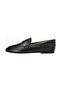 Farley Black Leather Women's Loafer Shoes