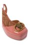 Chelsea Closed Patent Leather Luxury Design Platform Heeled Women's Shoes - 2