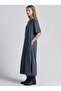 Slit Detailed Short Sleeve Long T-Shirt Dress - C920 - 3
