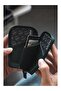 Rfid Protected Zippered Leather Unisex Card Holder Wallet - 3