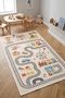 Play Mat Machine Washable Non-Slip Base Stain-Resistant Children's Room Carpet - 2