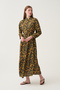 Button detailed embroidered dress - 2