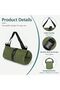 ® Waxed Canvas Roll Up Tool Bag Versatile Wrench Organizer - 3