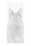Midnight Whisper Satin Lace Nightgown with Deep Back Cutout, Stylish and Comfortable Design