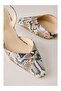Maeve Snake Patterned Leather Women's Heeled Shoes - 3