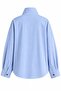 Blue Snap Button Shirt Jacket - 5131 - 2