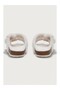 Double Buckle Cork Sole Plush Women's House Slippers - 4