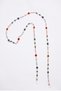 Elegant Square Drop Colorful Stone Brass Eyeglass Chain - 3