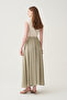 Elastic waist modal flared skirt - 6