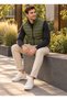 Men's Stand Collar Zippered Quilted Puffer Vest - 3
