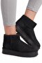 Warm Fur Lining Water-Repellent Women's Winter Casual Lifestyle Short Mini Thick Sole Boots - 2