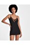 Lazy Days Satin Look Modal Silk Nightgown with Lace Detail and Deep Back Cutout - 2