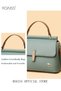 Women Textured Shoulder Crossbody Bag Fashion Elegant Exquisite Design with Multiple Functional Pock - 6