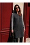 Hooded Steel Knitted Long Tricot Women's Vest - 2