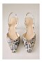 Maeve Snake Patterned Leather Women's Heeled Shoes - 2