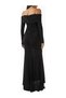Black Off-Shoulder Maxi Dress - 2