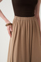 Elastic waist modal flared skirt - 3