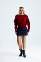 Modern Boat Neck Knitwear Blouse - 3