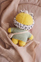 Green Sweatered Lalafa Cute Duck Plush Toy - 6