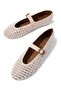 Mayfair Suede Crystal Stone Luxury Design Women's Ballet Flats - 5