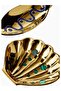 Clam Shell Malachite Stone Handcrafted Decorative Tray - 3