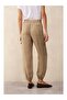 Cupro Blended Cargo Women's Jogger Pants - 4