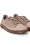 Women's Genuine Leather Rubber Laced Nubuck Detailed Casual Shoes with Patches B4750 - 2