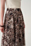Flared skirt with ruffles - 4