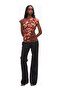 Desert Floral Patchwork Luxury Design Floral Patterned Blouse - 3