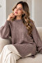 Stoned Knitwear Sweater K6041 Mink