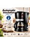 Easy Operation Drip proof desain Automatic insulation Coffee Maker 600ml – Black - 7