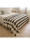 100% Cotton Karatezgah Woven Double Pike, Bedspread 200X240 cm Tufted Cotton Sofa Throw