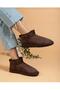 Life Style Fashion Winter Warm Flexible Sole with Plush Fur Inside Thin Sole Women's Short Mini Boots - 6