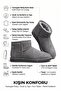 Furry Warm Water-Repellent Women's Autumn Winter Daily Use Short Mini Thin Sole Boots - 7