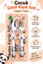 Children's Fork and Spoon Set – Stainless Steel 2-Piece Food Set with Cute Animal Figures - 4