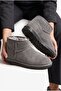 Furry Warm Water-Repellent Women's Autumn Winter Daily Use Short Mini Thin Sole Boots - 6