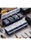 4 Pack Screw Organizer Box with Lids 4 Compartments Tool Bin Divider Small Parts Storage Org - 6
