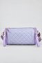 Zely women's parachute fabric cylinder model shoulder bag - lilac