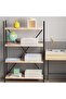 4 PCS Clear Storage Bins Stackable Document Box with Lids - 7