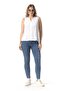 Sleeveless Ceylan Şile Bezi Summer Lace Short Blouse White Byz - 4