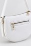 Marly women's faux leather shoulder bag with chain accessory white - 5