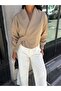 Women's Beige Belted Short Jacket - 6