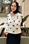Embossed Mini Floral Patterned Mercerized Tunic