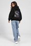 Unisex Women's and Men's Fall Forward Design Text Printed Oversize 3 Thread Hooded Sweatshirt - 5