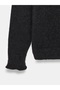 10854 Boat Neck Soft Textured Sweater-Black - 7