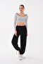 Belted, Cashmere-Embellished, Three-Yarn Pants with Stoppered Cuffs - 4