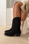 Women's Boots Black Suede