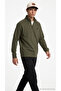 Men's Sweatshirt with Half Zipper, Stand Collar, Regular Fit, Long Sleeve, Casual Basic Model - 2