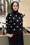 Embossed Mini Floral Patterned Mercerized Tunic
